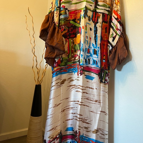 Graffiti print Kimono with self tie - Picture 5 of 7